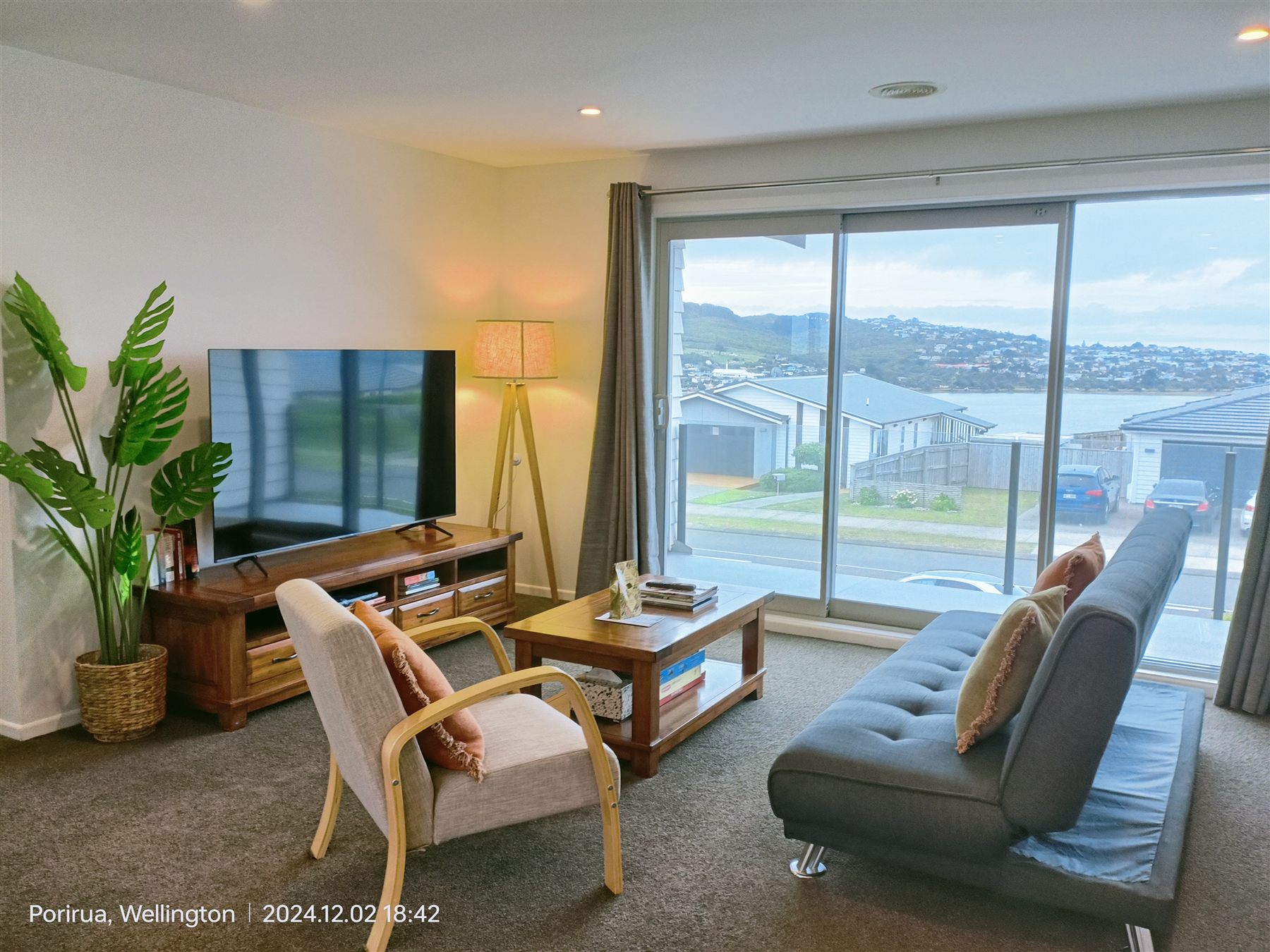 Spacious living area at Waterview Spacious Bliss